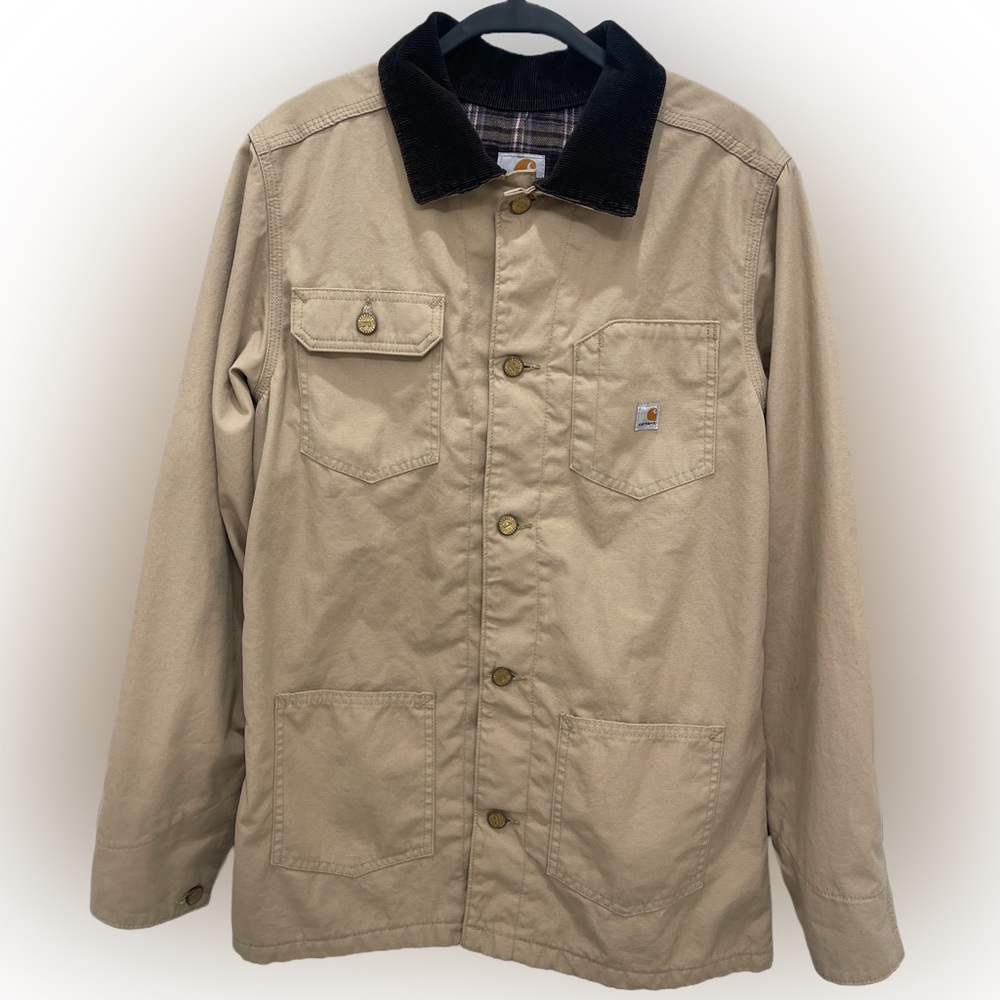 Women’s Carhartt Barn Chore Jacket WC010 COR Size Small Pre Owned